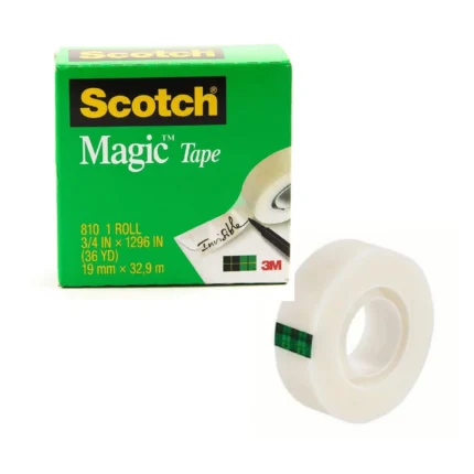 3M Scotch magic tape 19mm x 33M boxed - single roll