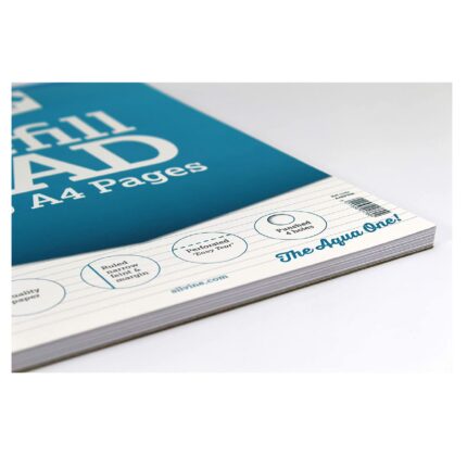 Silvine A4 refill pads feint narrow lined with margin - pack of 6-975