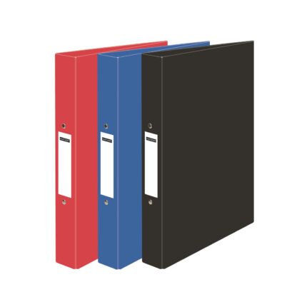 Eastlight A4 ringbinders polyprop assorted colours - box of 10 files-0