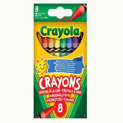 Crayola crayons 8 colours - single hang pack-0
