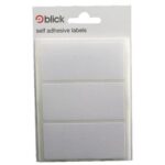 Blick self adhesive labels white 34x75mm - inner of 20 hang packs-0