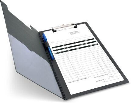 Rapesco A4 black foldover clipboard-0