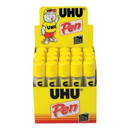 UHU glue pen solvent free 50ml - box of 20 glue pens-0