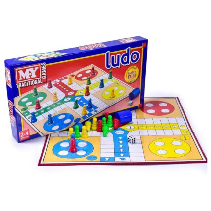 MY traditional ludo board game - single-0