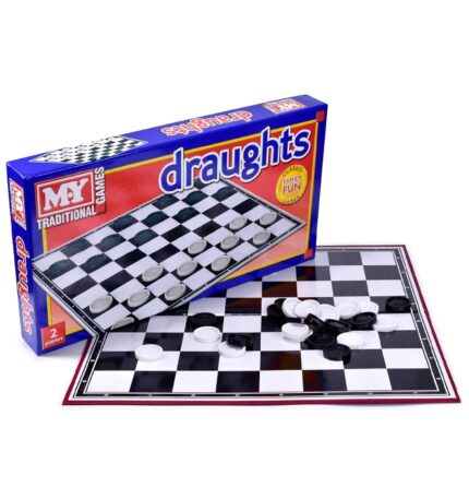 MY traditional draughts checkers board game - single-0