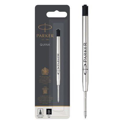 Parker refill ballpoint broad black ink refill
