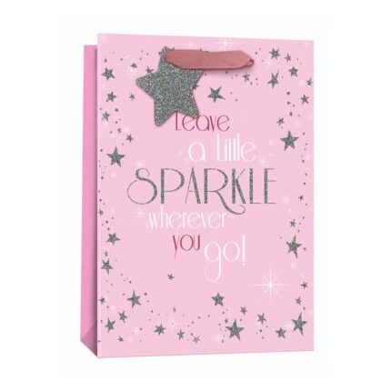 Simon Elvin gift bags medium size glitter sparkle print