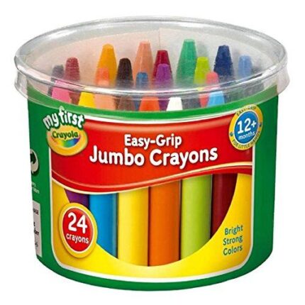 Crayola my first easy grip jumbo crayons colours