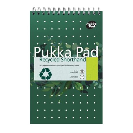 Pukka pad recycled shorthand notepads