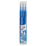 Pilot FriXion refills ball 0.7 rollerball BLS-FR7-S3 blue ink colour - single pack