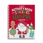 Eurowrap Christmas activity books with stickers - pack of 12 books