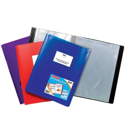 Tiger A4 flexicover 100 pockets display book (assorted colours) - single
