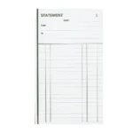 Silvine duplicate statement book 210x127mm (8x5 inch) - single book - Image 2