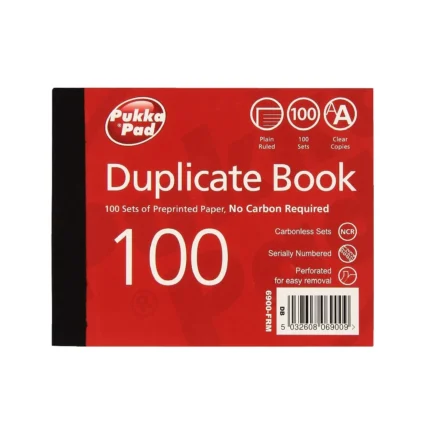 Pukka pad order duplicate book 105x130mm - single book