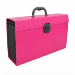 Rapesco A4 expanding box file document organiser 19 pocket pink - single