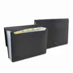 Rapesco A4 expanding file germ-savvy antibacterial 13 part black - single