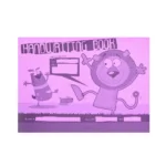 Silvine handwriting book learn to write purple cover - pack of 5 books