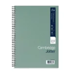 Cambridge A4 jotter twin wirebound notebook 200 pages 8mm ruled line with margin - pack of 3 books