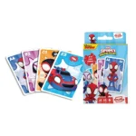 Shuffle fun spidey and amazing friends 4 in 1 card game – single set