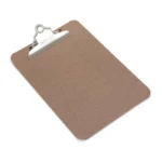 Rapesco A5 brown hardback heavy duty masonite clipboard - single