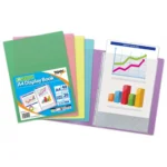 Tiger A4 20 pockets display book in assorted colours - single book