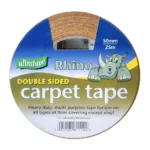 Ultratape rhino double sided carpet tape 50mm x 25m - single roll