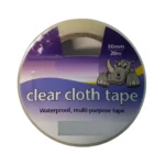 Ultratape clear waterproof cloth tape 50mm x 20m - single roll